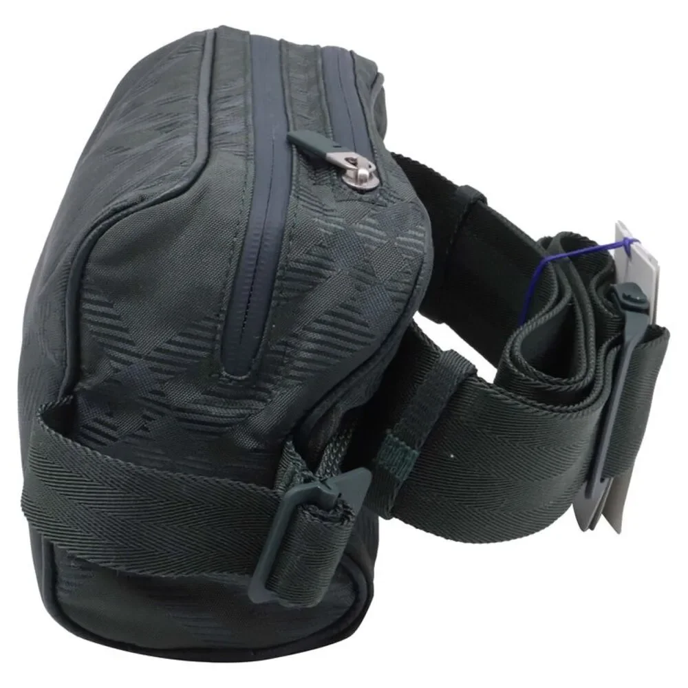 Burberry Check-Jacquard Belt Bag in Olive Polyamide - Picture 4 of 10